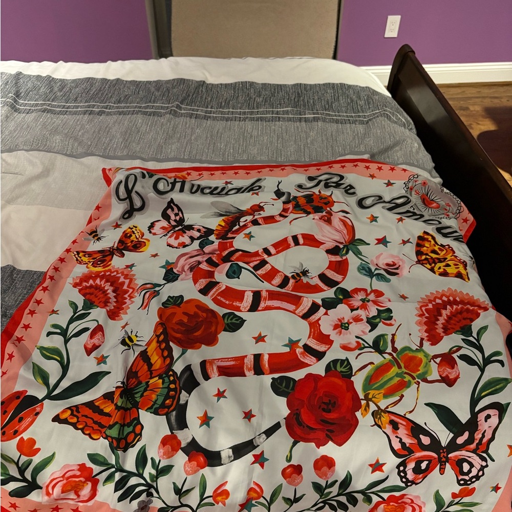 Gucci silk scarf NWT